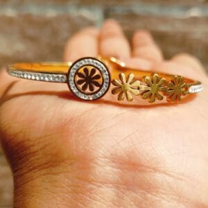 CZ Gold- Plated Anti tarnished bracelet