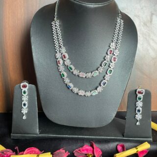Dual Layer Multicolor Necklace