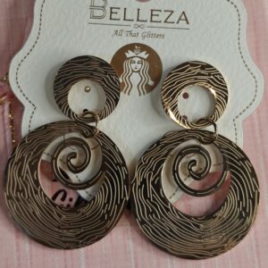 Round Anti Tarnished Earrings