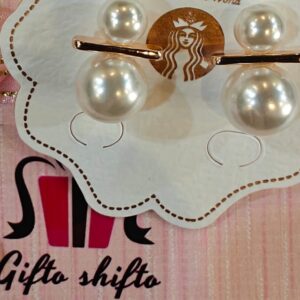 Gold Pearl Long Anti Tarnished Earring