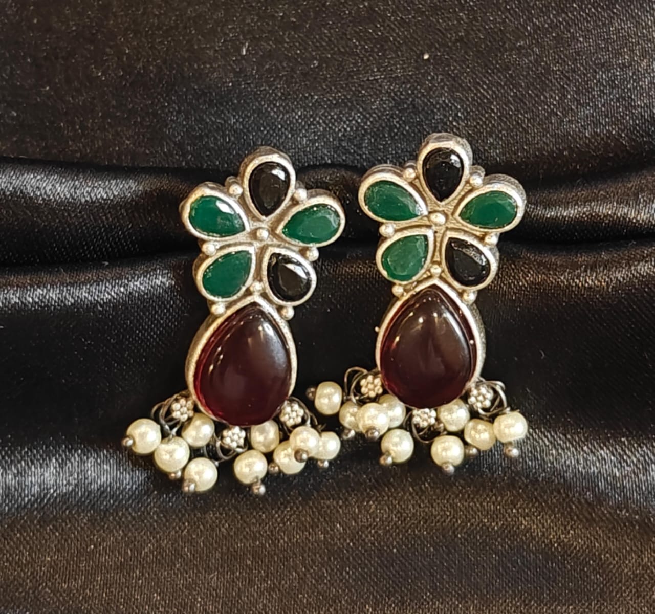 Silver Plated Kanika Earrings - Image 3