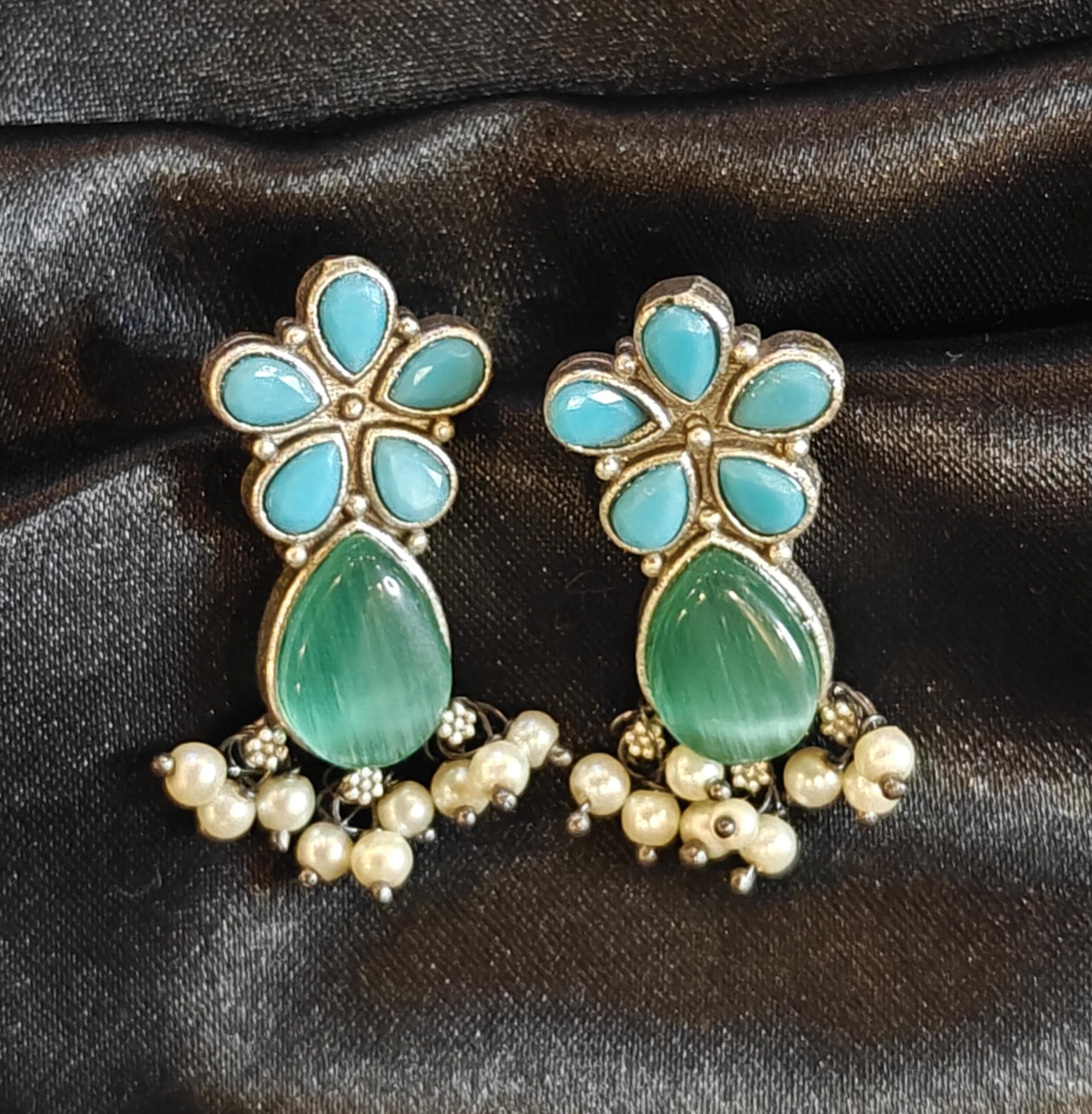 Silver Plated Kanika Earrings - Image 2