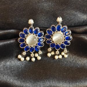 Aaliya Silver Plated brass Earrings