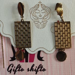 Gold Anti Tarnished Earrings