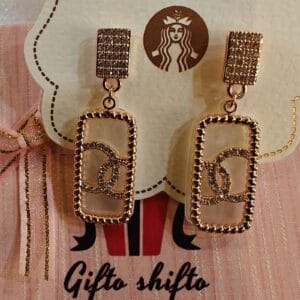 Coco Rose Gold Anti Tarnished Earrings