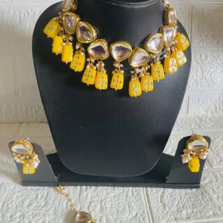 Elegant Kundan Necklace Set