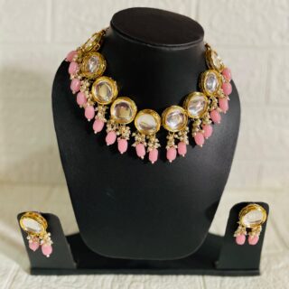 Kundan Dual Meenakari Necklace Set