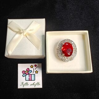 Elegant  American Diamond Rings in a Gift Box