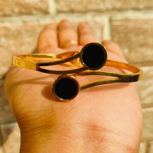 Black Gold-Plated Anti tarnished bracelet
