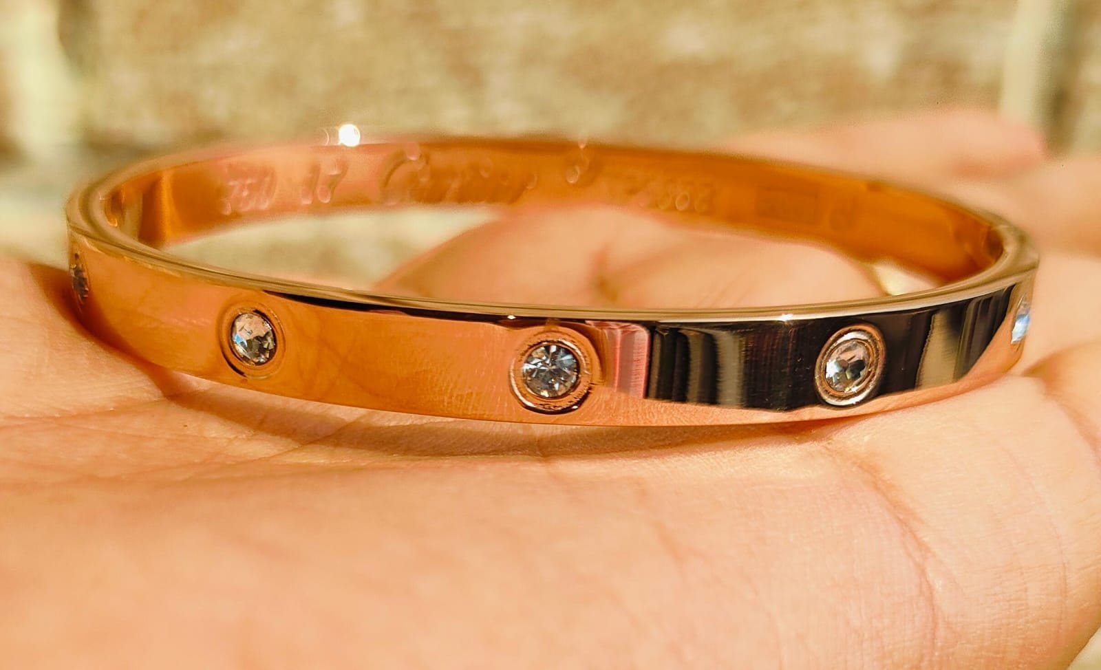 Rose Gold- Plated Anti tarnished bracelet