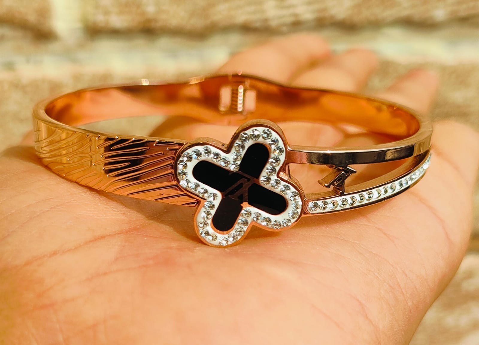 X Rose- Gold Plated Anti tarnished bracelet