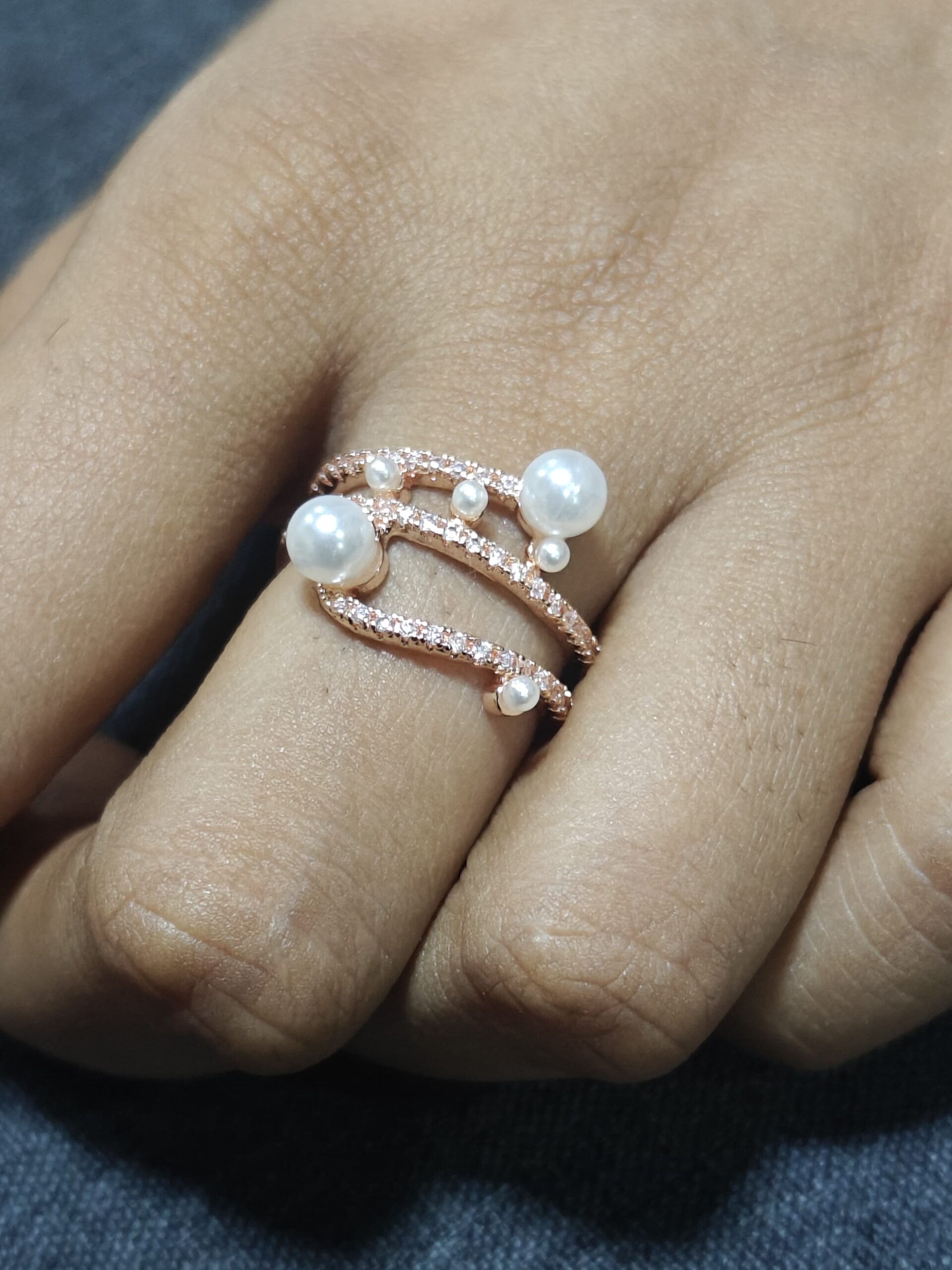 Anti Tarnished Stainless Steel Ring With Box - Image 2