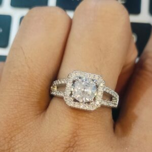 American Diamond Cocktail Ring