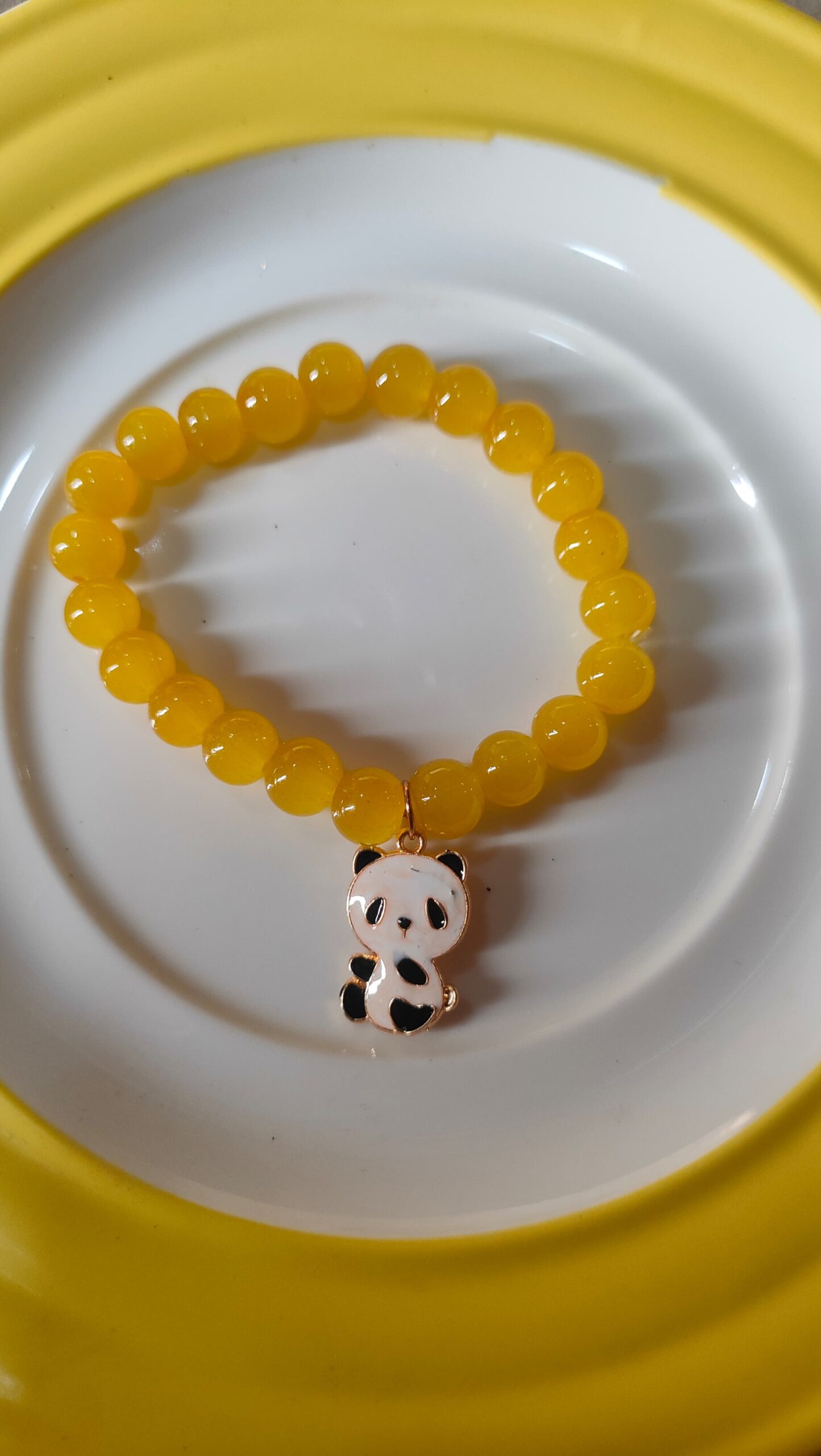Teddy Yellow Crystal Bracelet