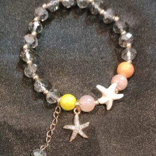 Crystal Bracelet Grey