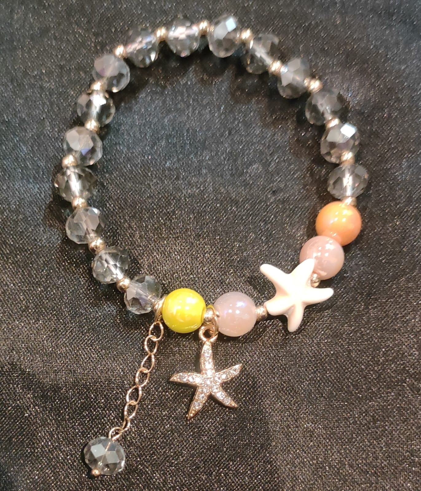 Crystal Bracelet Grey