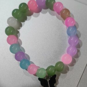 Butterfly Multicolored Crystal Bracelet