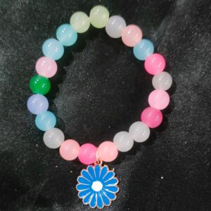 Sunflower Sky Blue Crystal Bracelet