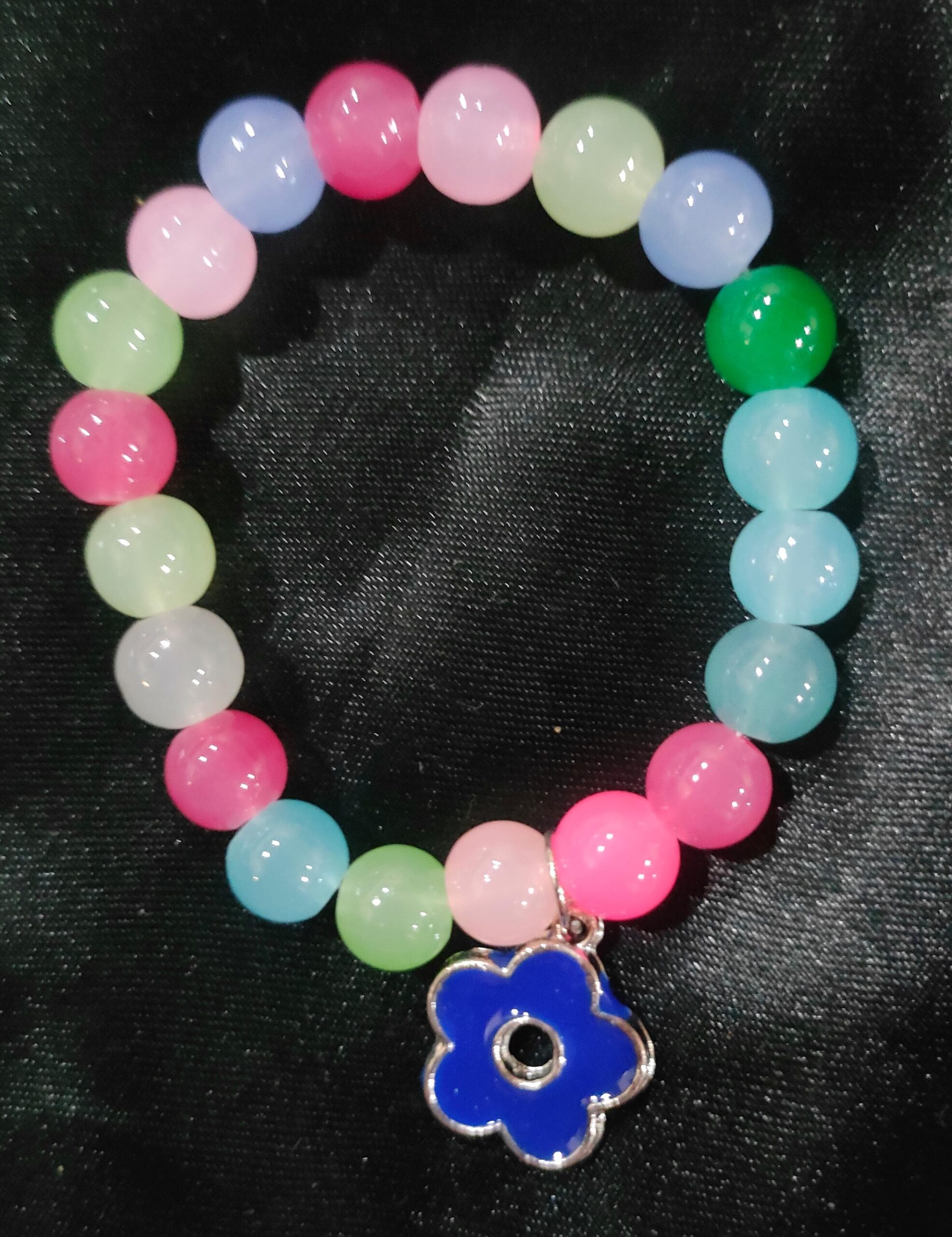 Flower Blue Crystal Bracelet