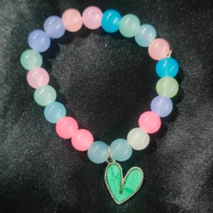 Heart Green Crystal Bracelet