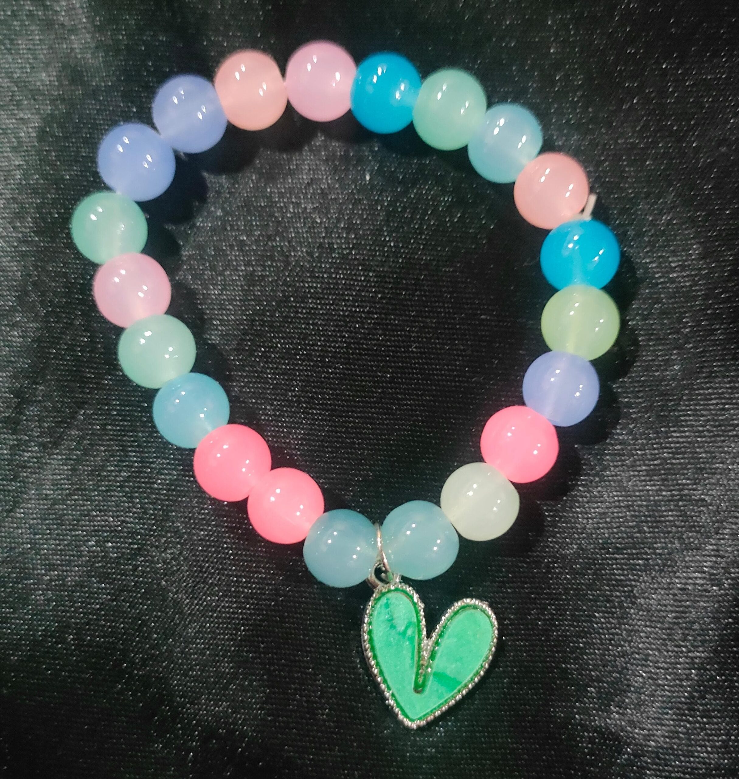 Heart Green Crystal Bracelet