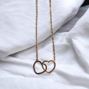 Anti Tarnished Heart Pendant Chain