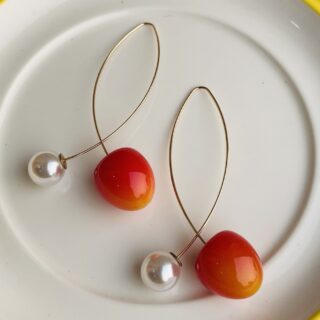 Cherry Long Earrings