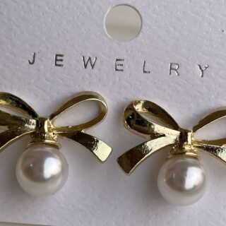 Ribbon Golden Earring