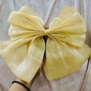 Big Size Yellow Hair Bow