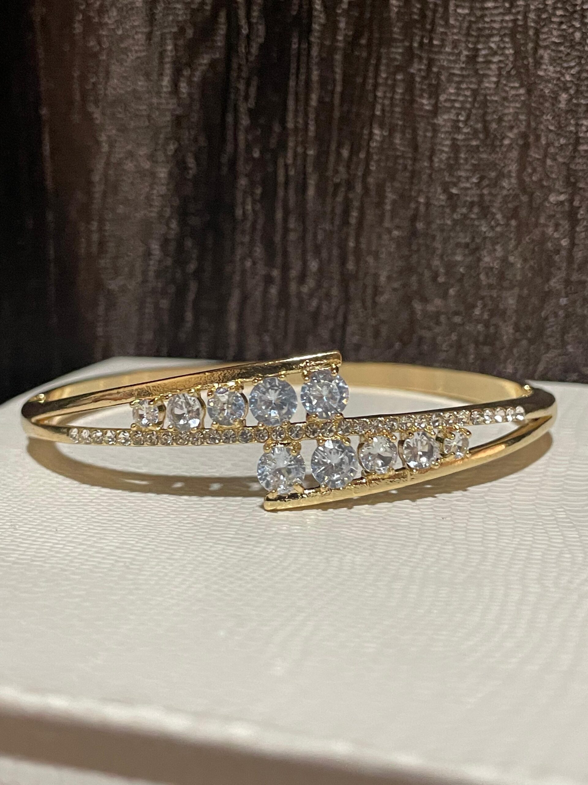 Ad Studded Gold-Plated Demi Fine bracelet