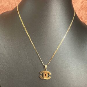 Anti Tarnished Gold-Plated Chanel Pendant Chain