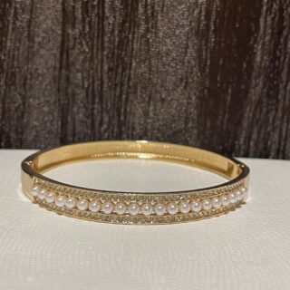 korean pearl studded bracelet