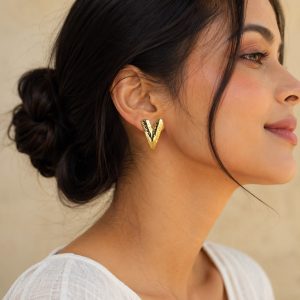 Charming Heart Shape Anti Tarnshed Earrings