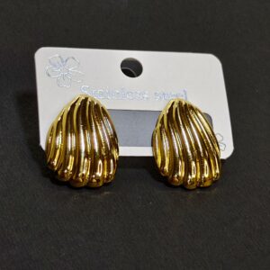 Demi Fine Shell Gold Plated Earrings