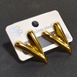 Charming Heart Shape Demi Fine Earrings