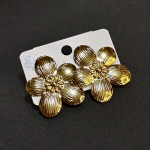 Demi Fine 18K Flower Anti-Tarnished Earrings