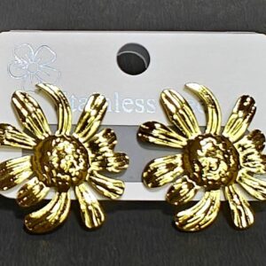 Demi Fine Flower 18K Gold Plated Studs