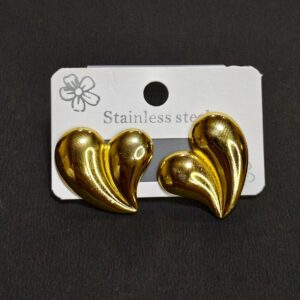 Demi Fine Heart Shape Studs