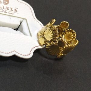 Shell Demi Fine 18k Gold Plated Ring