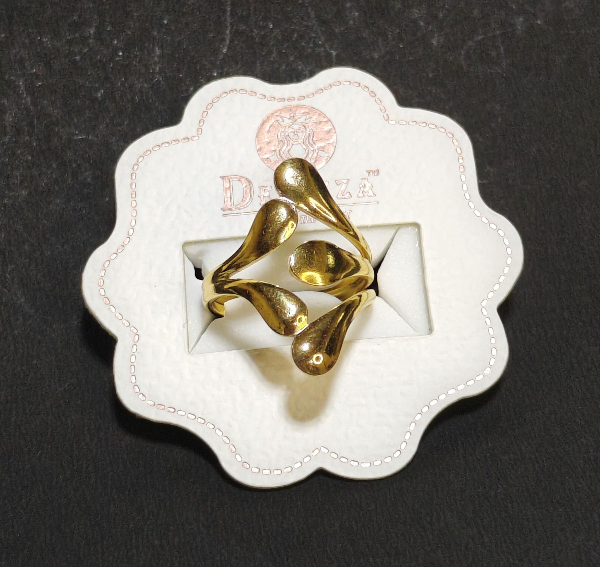 Elegant Demi Fine 18k Gold Plated Ring - Image 2