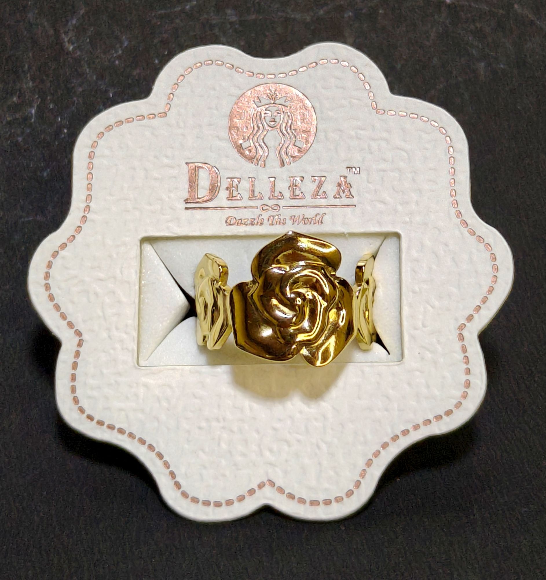 Rose Demi Fine 18k Gold Plated Ring