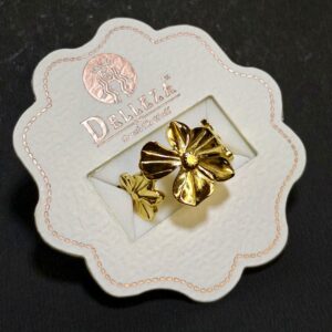 Flower18k Gold Plated Adjustable Ring