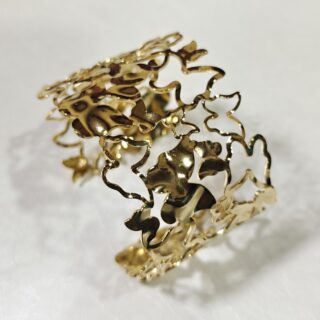Demi Fine Butterfly Golden Cuff Bracelet