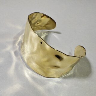 Demi Fine 18k Gold Plated Plain Cuff