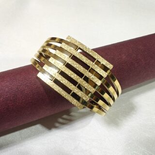 Demi Fine Gold Plated Cuff Bracelet