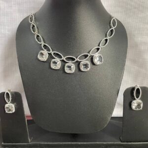 American Diamond Necklace Set