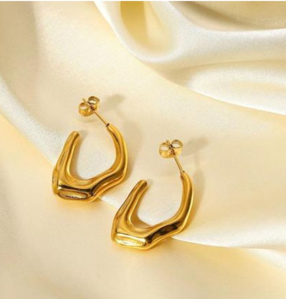 18k Gold Plated Hoop