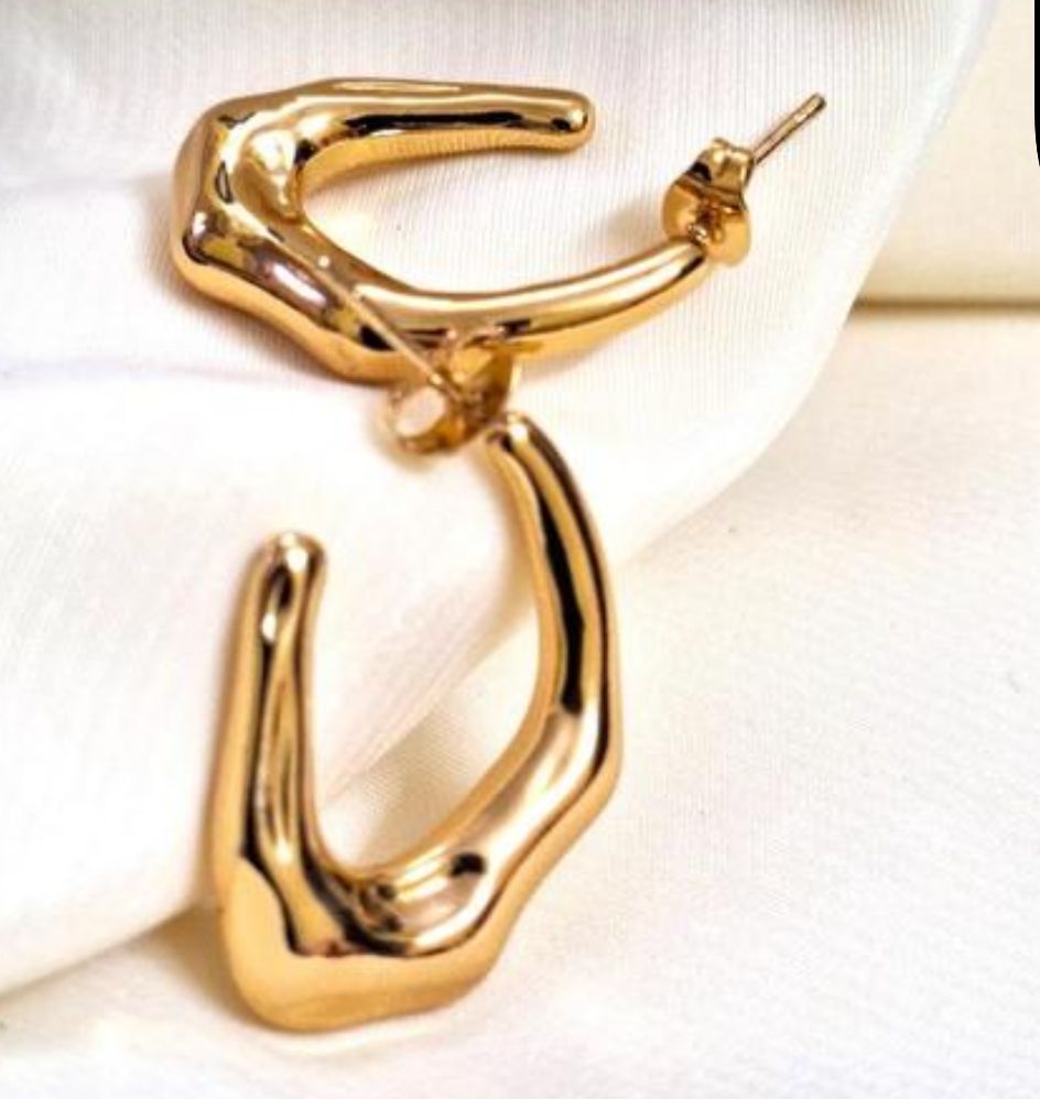 18k Gold Plated Hoop - Image 2