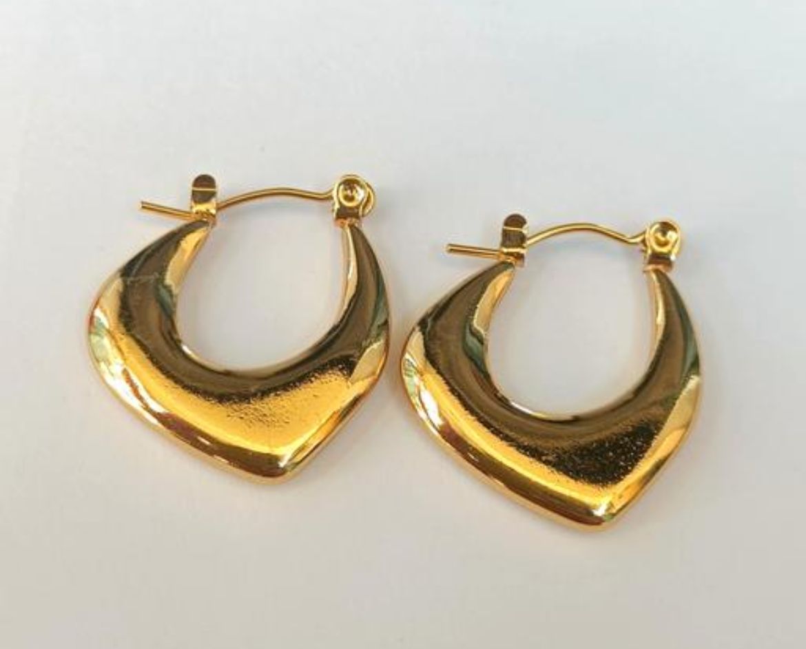 Demi Fine 18k Gold Plated Hoop