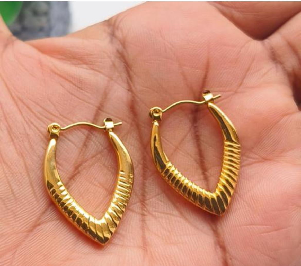 18k Gold Plated Hoop - Image 2